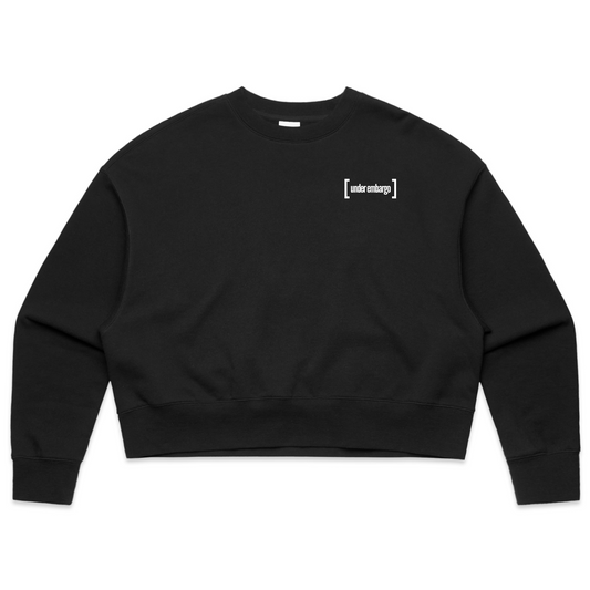 Long Sleeved Crew "Under Embargo" Sweatshirt